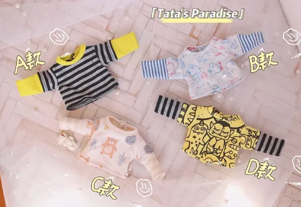 「Tata」Basic Long Sleeves Top / Pant (1/6) Outfit ONLY - Image 13