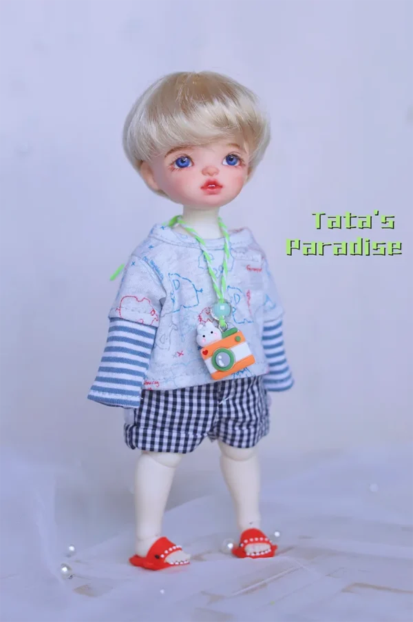 「Tata」Basic Long Sleeves Top / Pant (1/6) Outfit ONLY - Image 3