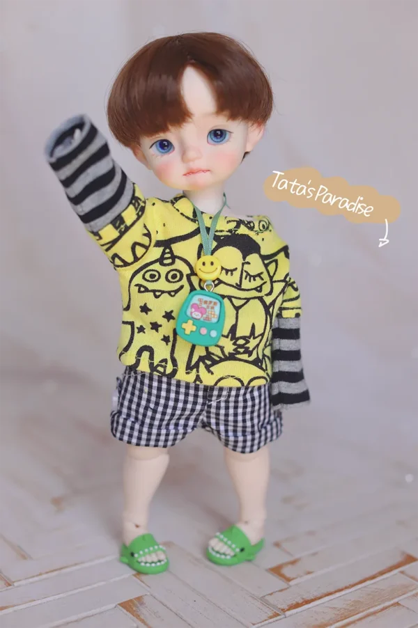 「Tata」Basic Long Sleeves Top / Pant (1/6) Outfit ONLY - Image 5