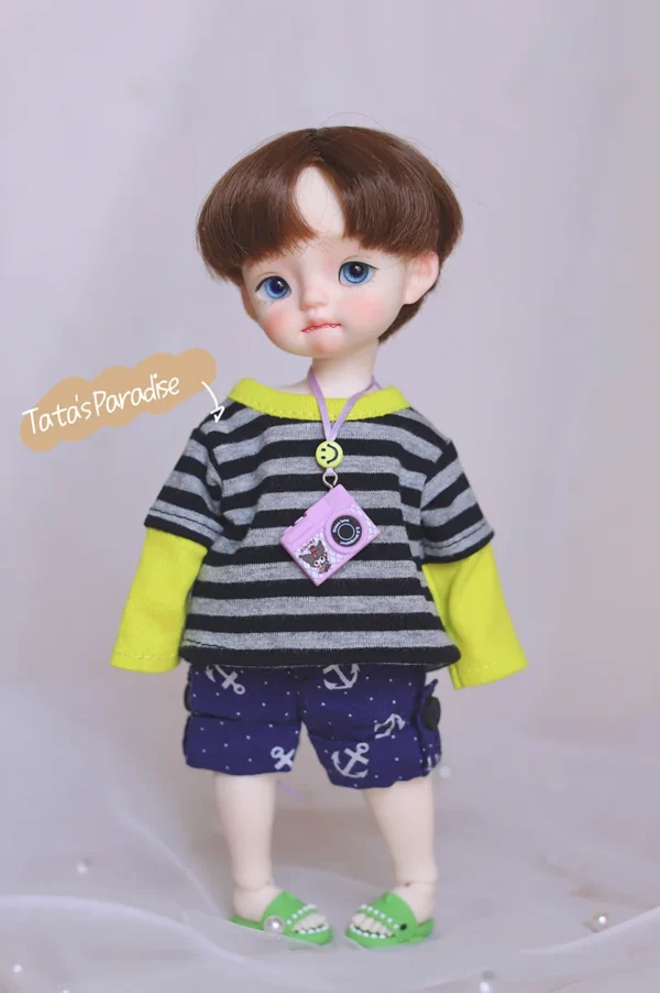 「Tata」Basic Long Sleeves Top / Pant (1/6) Outfit ONLY - Image 6