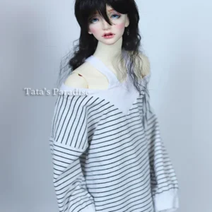 「Tata」Casual Off-The-Shoulders Loose Sweater (1/4 | 1/3 | SD17 | 70cm) Outfit