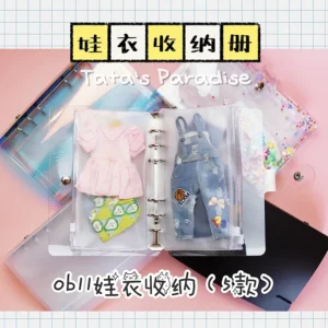 「Tata」Clothes Storage Book (OB11 / 1/12 l 1/8 l 1/6) Prop ONLY