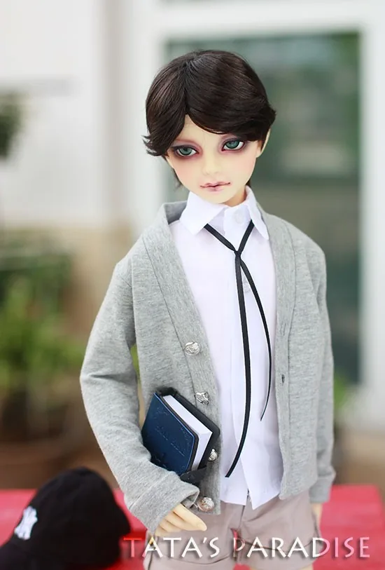 「Tata」College Style Knitted Cardigan (1/4 | 1/3 | SD17 | 70cm) Outfit ONLY