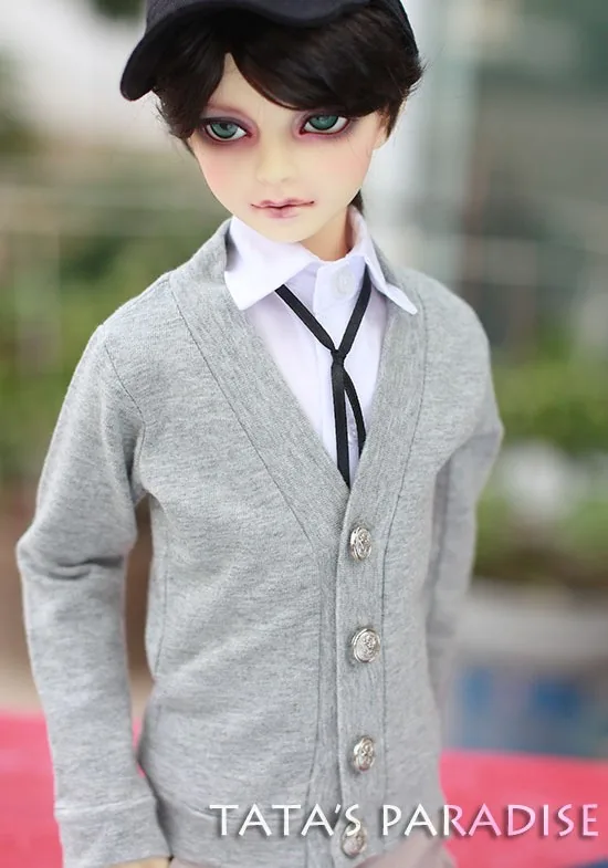 「Tata」College Style Knitted Cardigan (1/4 | 1/3 | SD17 | 70cm) Outfit ONLY - Image 3