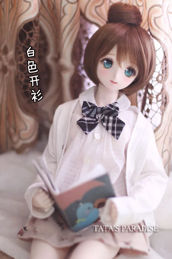 「Tata」College Style Knitted Cardigan (1/4 | 1/3 | SD17 | 70cm) Outfit ONLY - Image 4