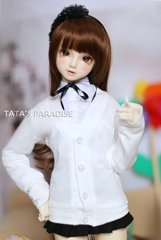 「Tata」College Style Knitted Cardigan (1/4 | 1/3 | SD17 | 70cm) Outfit ONLY - Image 6