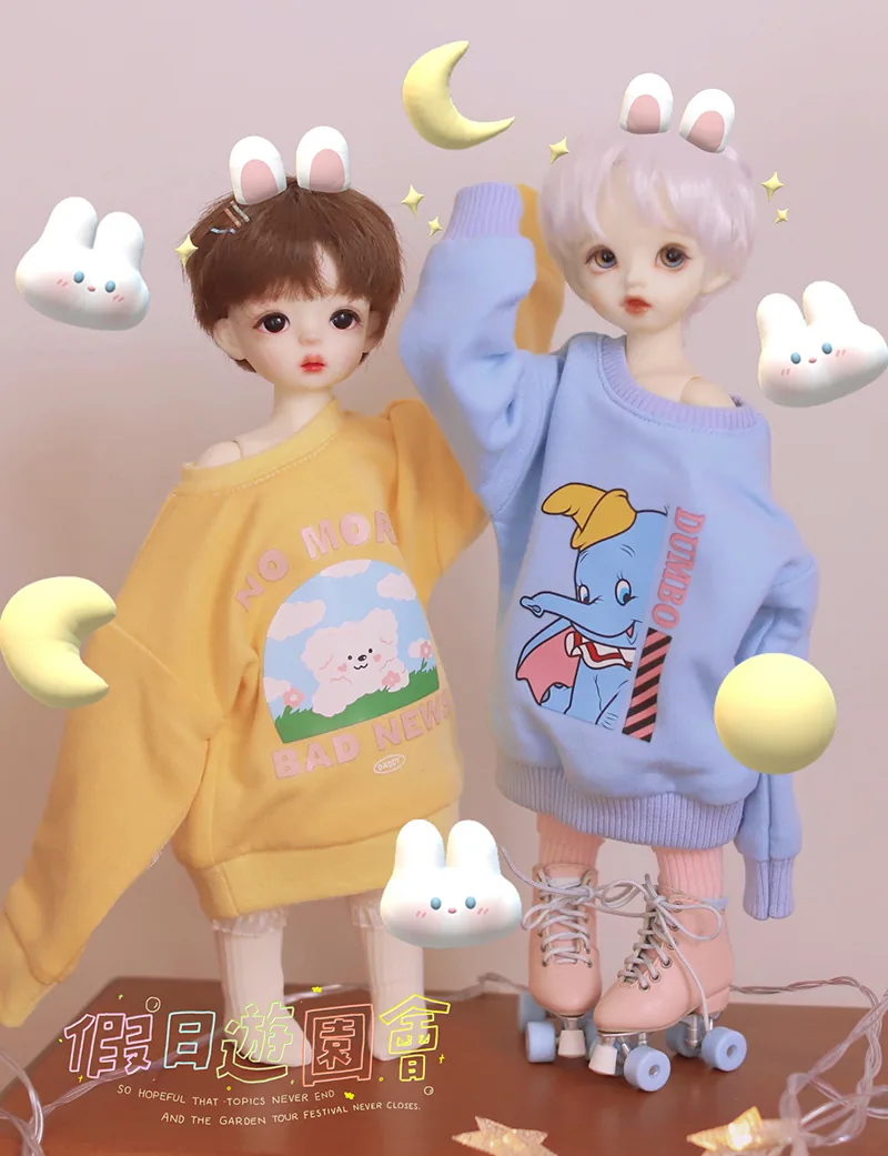 「Tata」Cute Cartoon Animal Printed Sweater (1/4 | 1/3 | SD17 | 70cm) Outfit ONLY - Image 2
