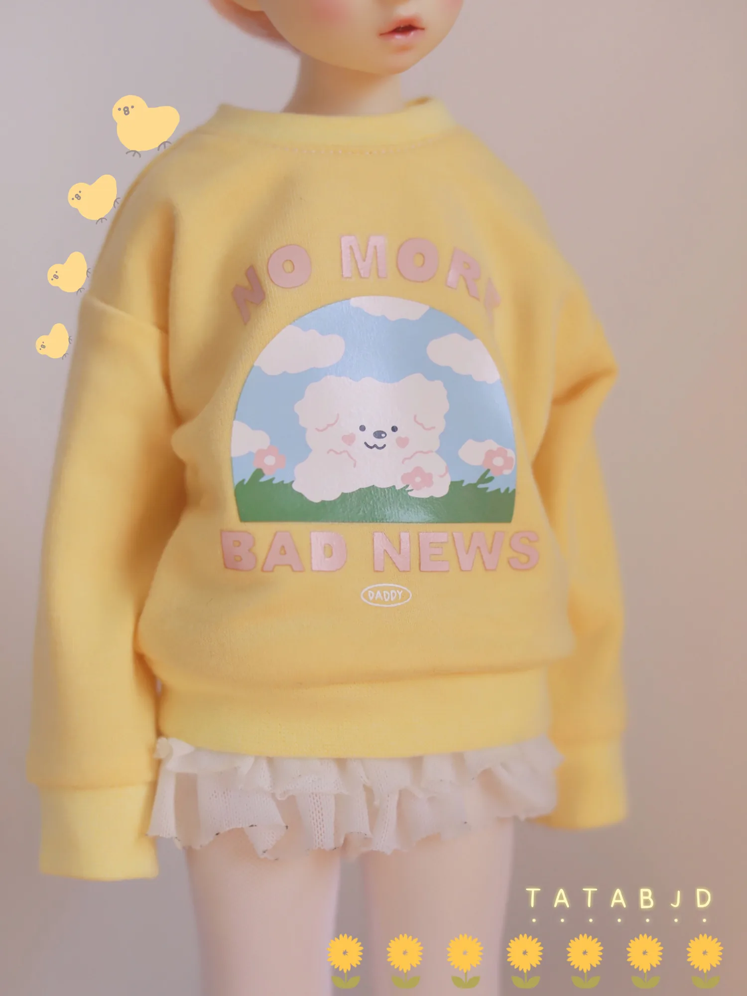 「Tata」Cute Cartoon Animal Printed Sweater (1/4 | 1/3 | SD17 | 70cm) Outfit ONLY - Image 3