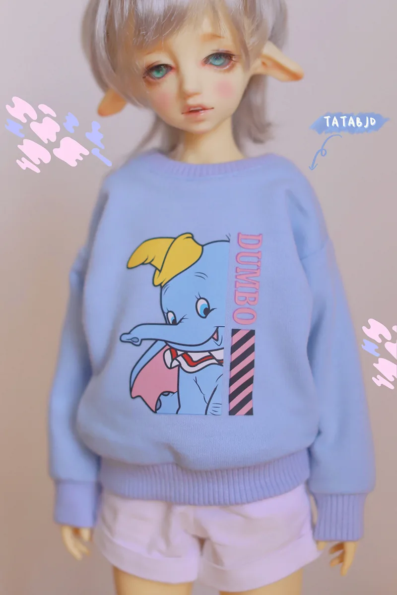 「Tata」Cute Cartoon Animal Printed Sweater (1/4 | 1/3 | SD17 | 70cm) Outfit ONLY - Image 4