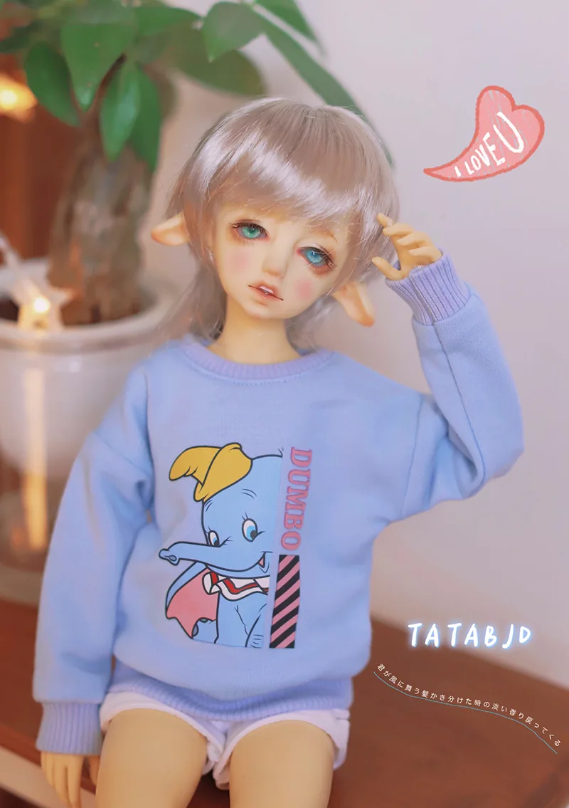「Tata」Cute Cartoon Animal Printed Sweater (1/4 | 1/3 | SD17 | 70cm) Outfit ONLY - Image 5