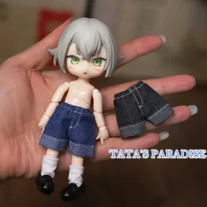「Tata」Denim Cuffed Shorts (OB11 / 1/12) Outfit ONLY