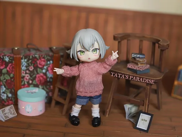「Tata」Knitted Sweater (OB11 / 1/12) Outfit ONLY