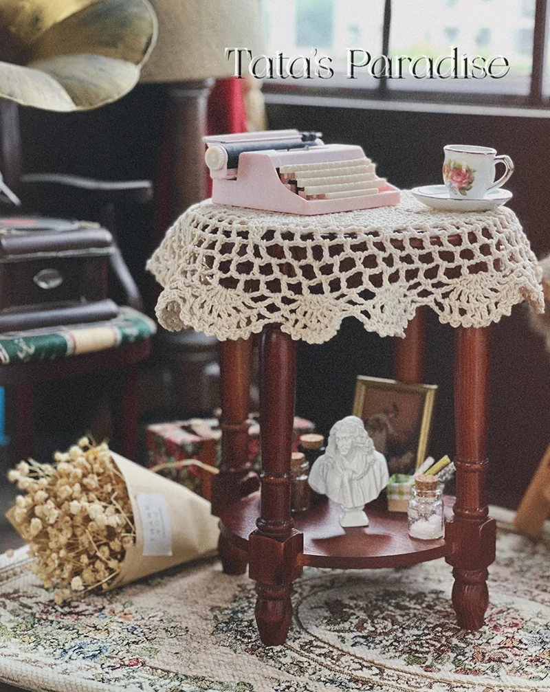 「Tata」Lace Table Cloth (OB11 / 1/12 l 1/8 l 1/6 l 1/4 l 1/3) Prop ONLY - Image 2