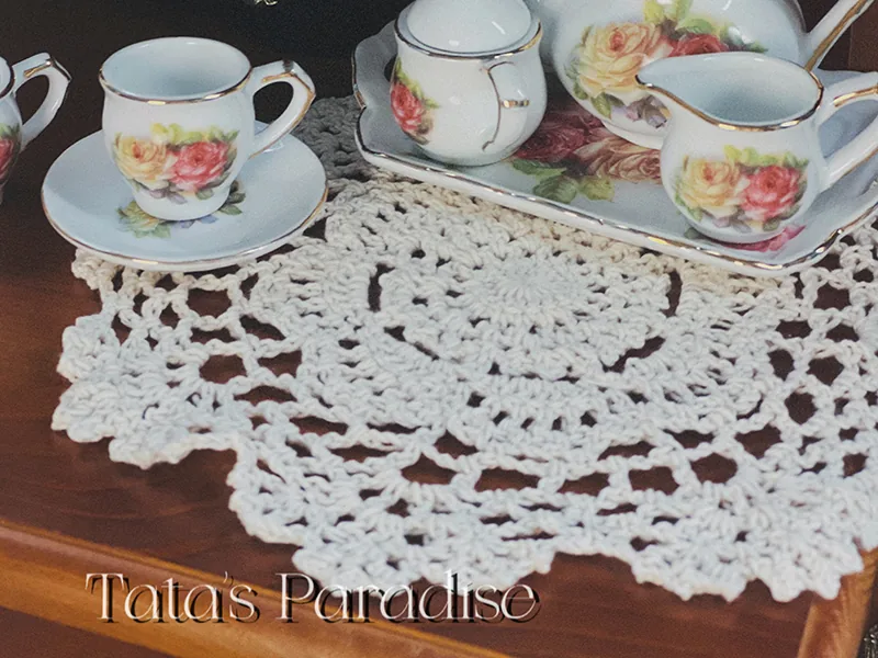 「Tata」Lace Table Cloth (OB11 / 1/12 l 1/8 l 1/6 l 1/4 l 1/3) Prop ONLY - Image 3