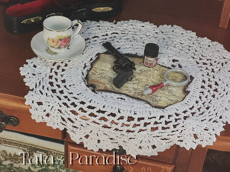 「Tata」Lace Table Cloth (OB11 / 1/12 l 1/8 l 1/6 l 1/4 l 1/3) Prop ONLY - Image 4
