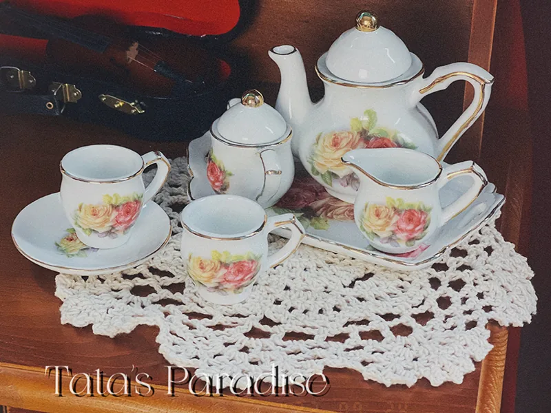 「Tata」Lace Table Cloth (OB11 / 1/12 l 1/8 l 1/6 l 1/4 l 1/3) Prop ONLY - Image 5