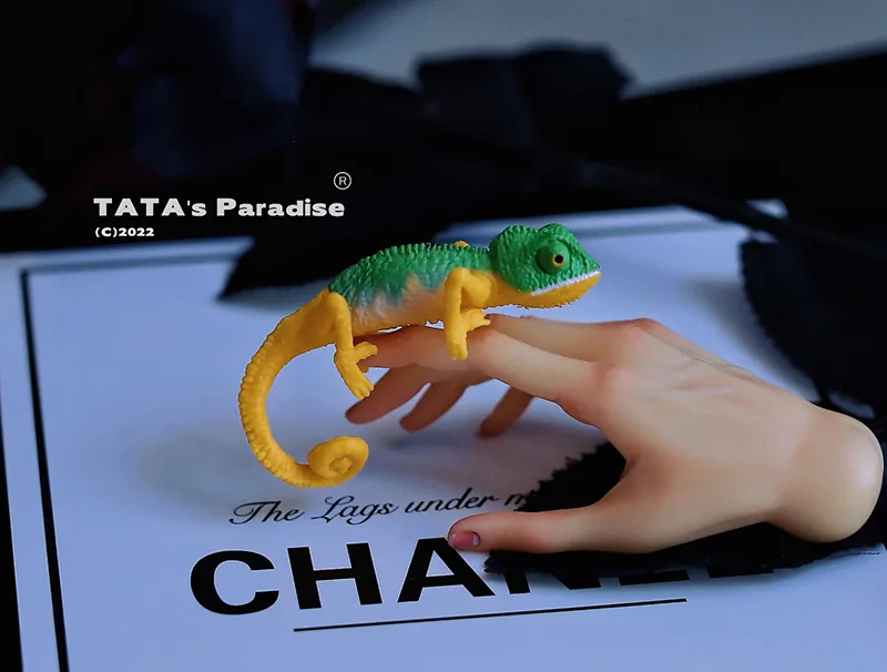 「Tata」Mini Chameleon (OB11 / 1/12 l 1/8 l 1/6 l 1/4 l 1/3) Prop ONLY - Image 3