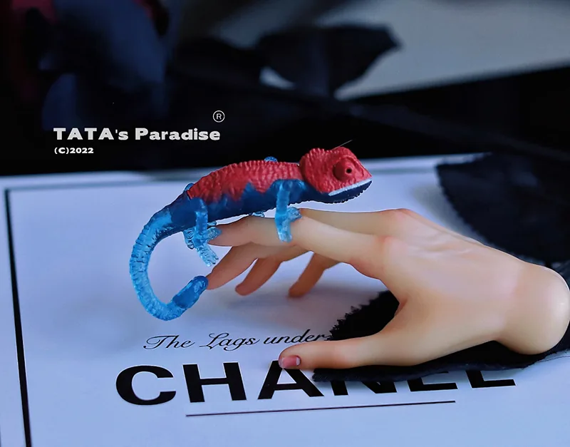「Tata」Mini Chameleon (OB11 / 1/12 l 1/8 l 1/6 l 1/4 l 1/3) Prop ONLY - Image 4