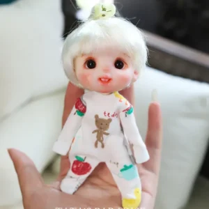 「Tata」Pajama Rompers (OB11 / 1/12) Outfit ONLY