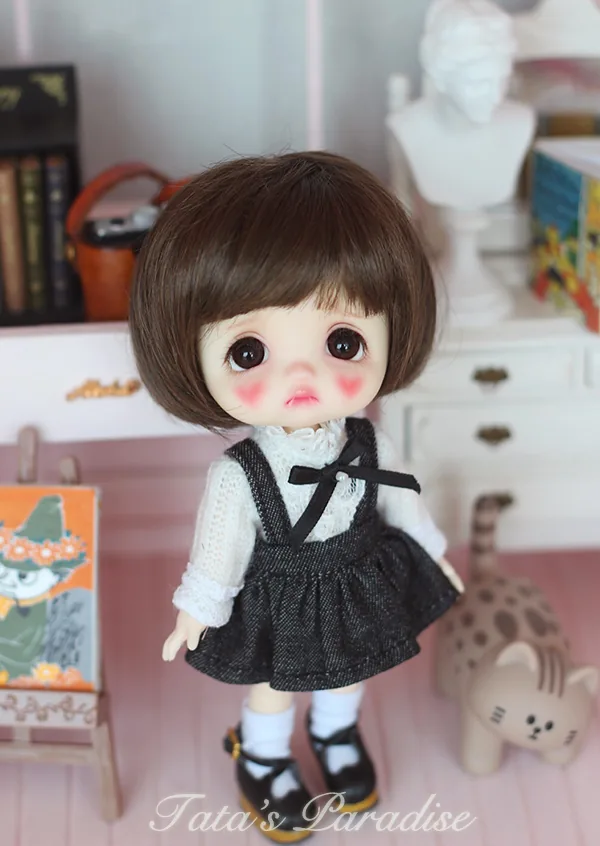「Tata」Sweater Suspender Skirt (OB11 / 1/12) Outfit ONLY - Image 3