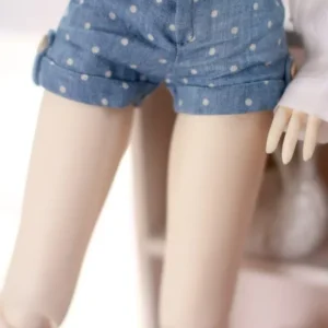 「Tata」White Polka Dot Short Pants (1/3 | SD16) Outfit ONLY