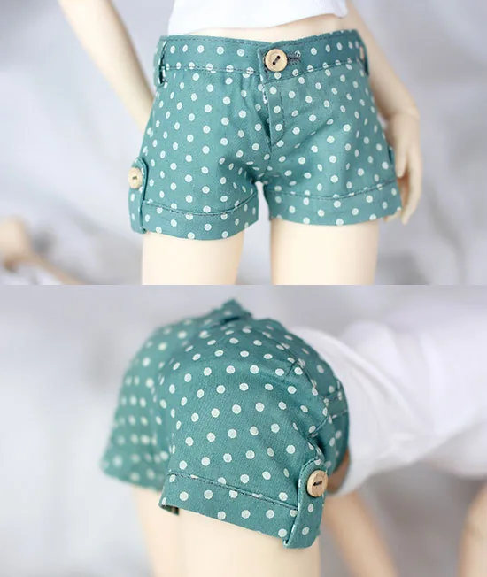 「Tata」White Polka Dot Short Pants (1/3 | SD16) Outfit ONLY - Image 4