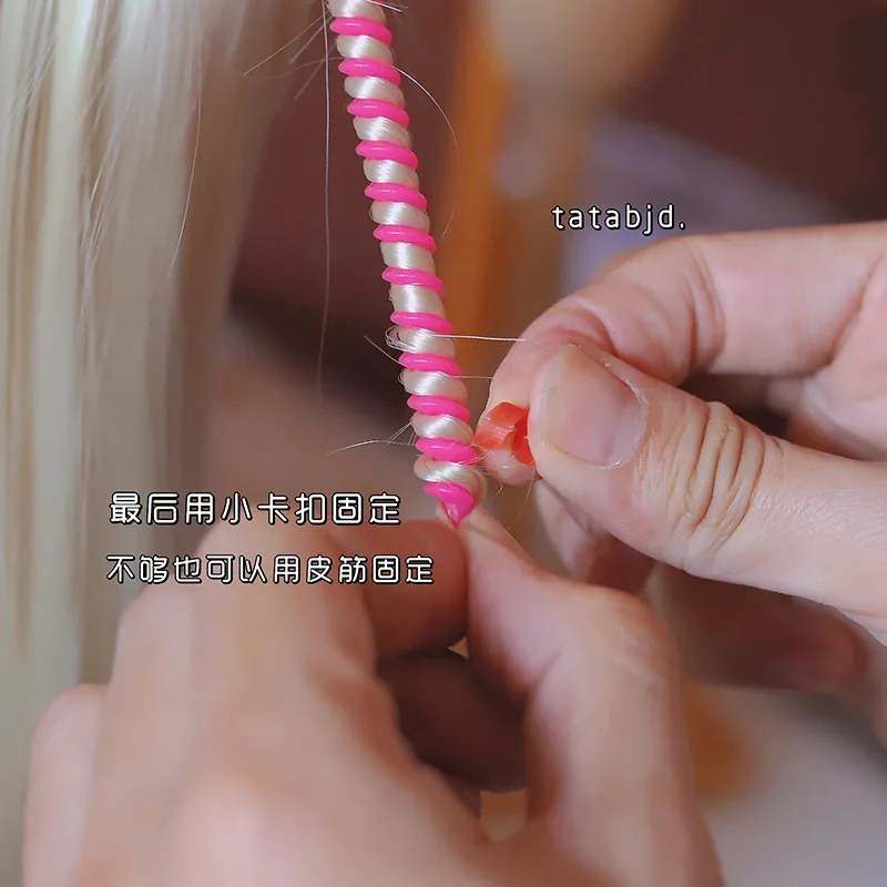 「Tata」Wig Styling Props (OB11 / 1/12 l 1/8 l 1/6 l 1/4 l 1/3) Accessories ONLY - Image 7