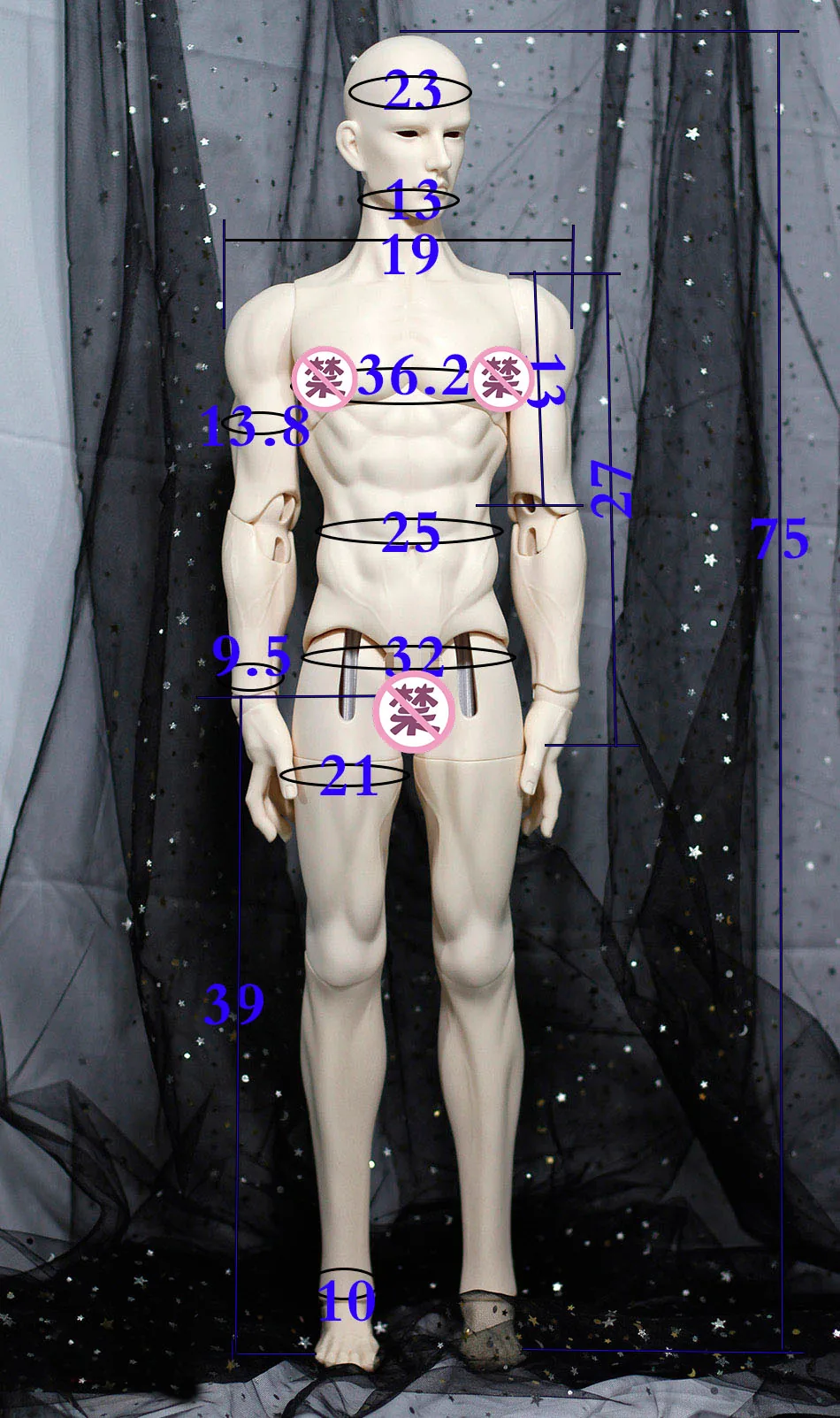 「Telesthesiadoll (TD)」75cm Muscular BJD Boy Doll Body Only - Image 2