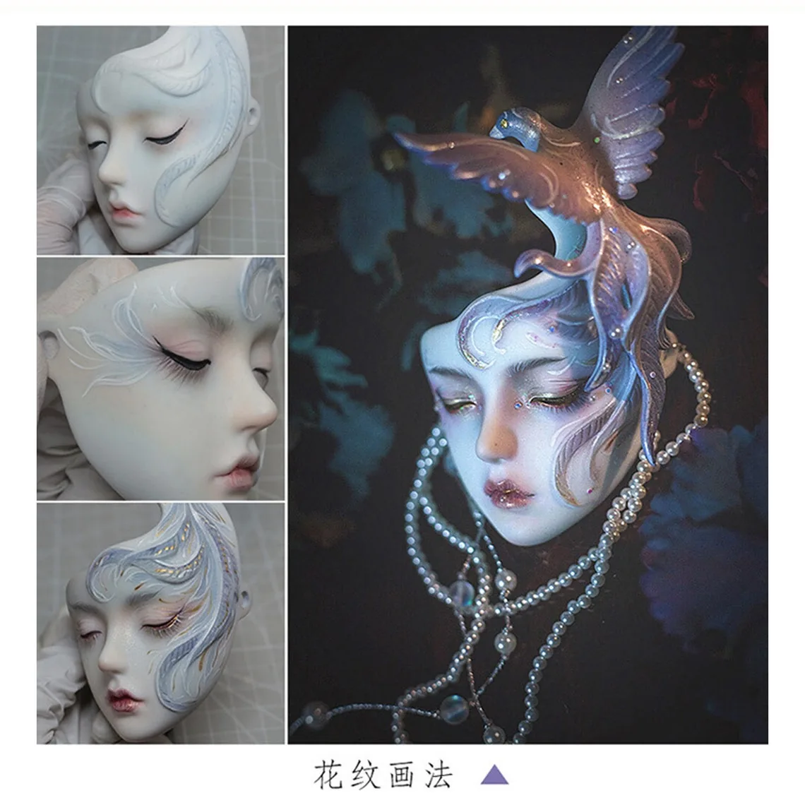 「神之月晓」The Monogatari Of Doll: BJD Doll & 2D Style Clay Figure Makeup Drawing Tec - Image 5