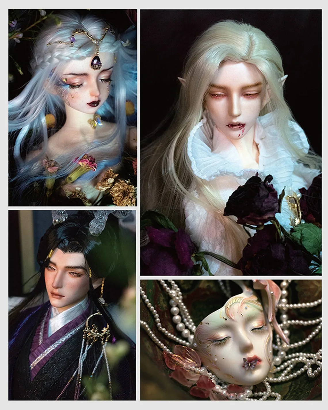 「神之月晓」The Monogatari Of Doll: BJD Doll & 2D Style Clay Figure Makeup Drawing Tec - Image 6
