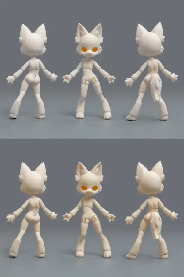 「TINGUIN」Cat Furry BJD Doll Only (1/12) - Image 10