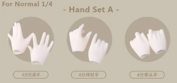 「TinyFox」Add-On Option for 1/4 (Hands/Feets/Neck Connector)