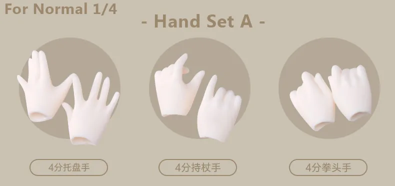「TinyFox」Add-On Option for 1/4 (Hands/Feets/Neck Connector)
