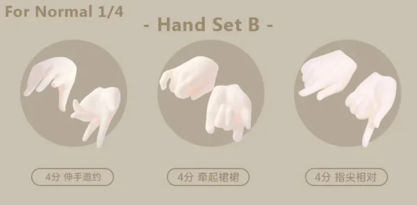 「TinyFox」Add-On Option for 1/4 (Hands/Feets/Neck Connector) - Image 2