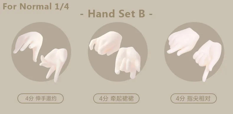 「TinyFox」Add-On Option for 1/4 (Hands/Feets/Neck Connector) - Image 2