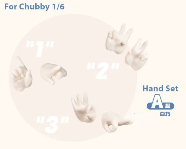 「TinyFox」Add-On Option for Chubby 1/6 (Hands/Neck Connector)