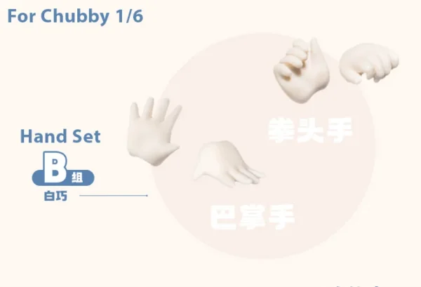 「TinyFox」Add-On Option for Chubby 1/6 (Hands/Neck Connector) - Image 2
