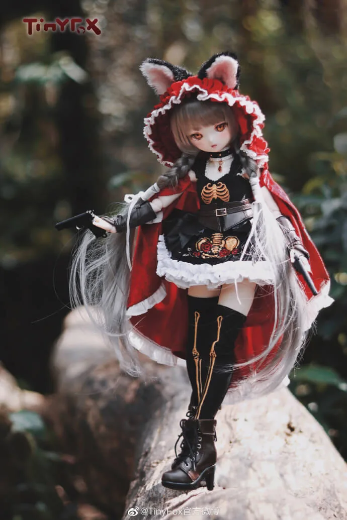 「TinyFox」Anna 1/4 BJD Nude Doll (Wite Face)