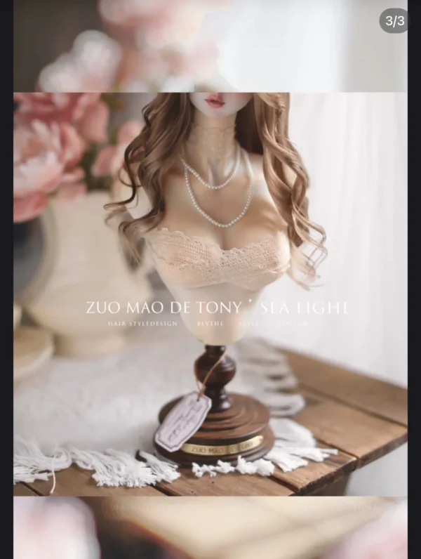 「Tony」Elegant Bust Stand (1/4, 1/3) - Image 2