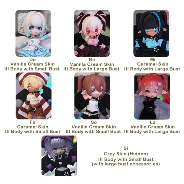 UFdoll DoReMi Band Series 1/12 Action Figure BJD Blind Box【Shipped in Jun 2024】 - Image 3