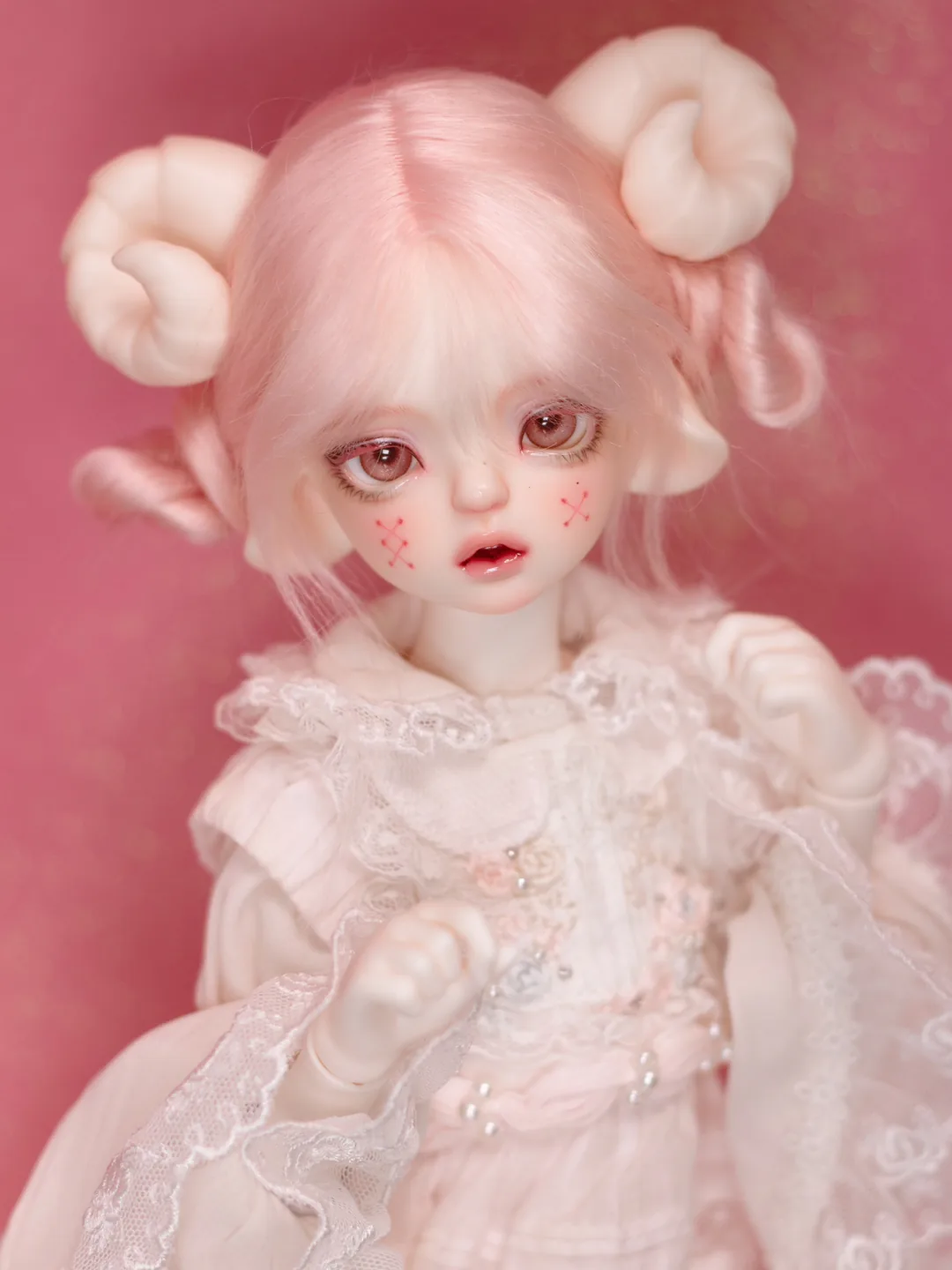 「UnicornWhale」Snow BJD Doll Head Only (Without Lashes) (1/4) - Image 11
