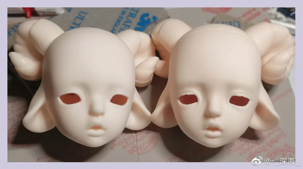 「UnicornWhale」Snow BJD Doll Head Only (Without Lashes) (1/4) - Image 15