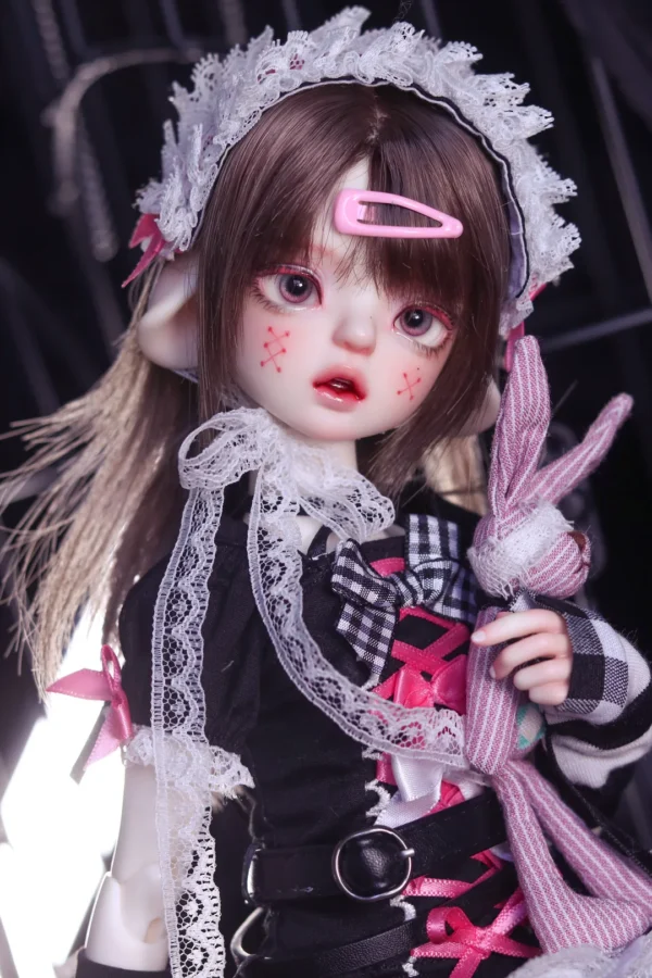 「UnicornWhale」Snow BJD Doll Head Only (Without Lashes) (1/4) - Image 9