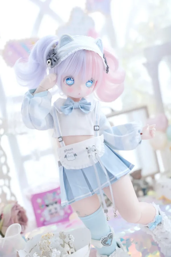 「Veg Pao」Aqua Minecat (MDD/MSD/Chubby l 1/4) BJD Outfit Only