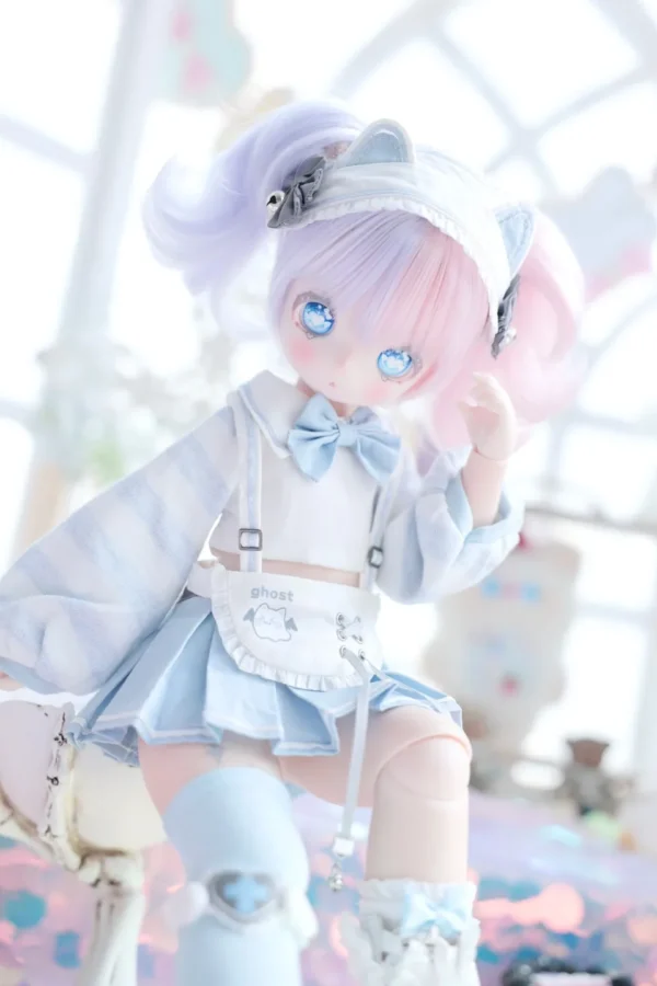 「Veg Pao」Aqua Minecat (MDD/MSD/Chubby l 1/4) BJD Outfit Only - Image 5