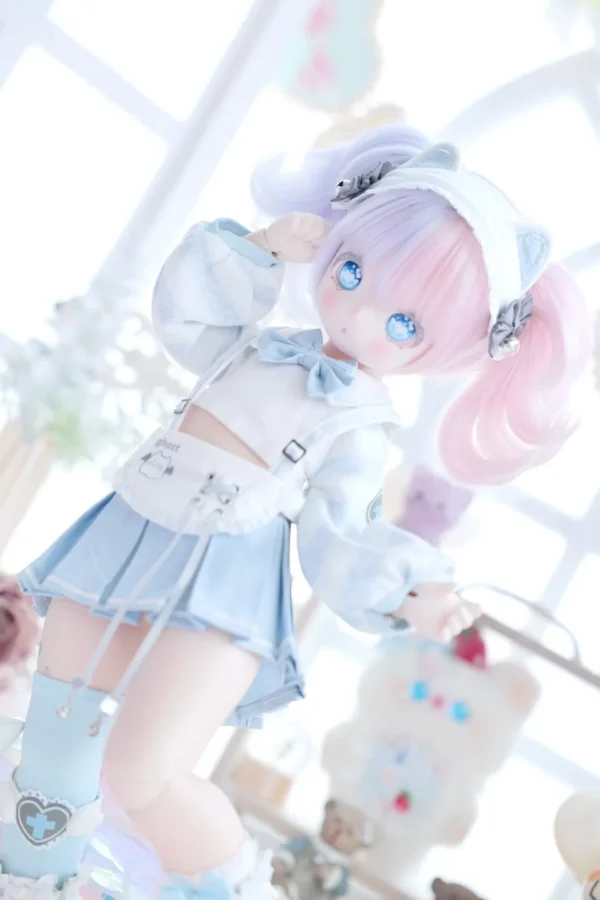 「Veg Pao」Aqua Minecat (MDD/MSD/Chubby l 1/4) BJD Outfit Only - Image 6