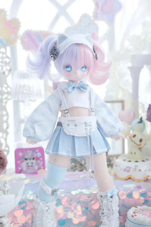 「Veg Pao」Aqua Minecat (MDD/MSD/Chubby l 1/4) BJD Outfit Only - Image 7