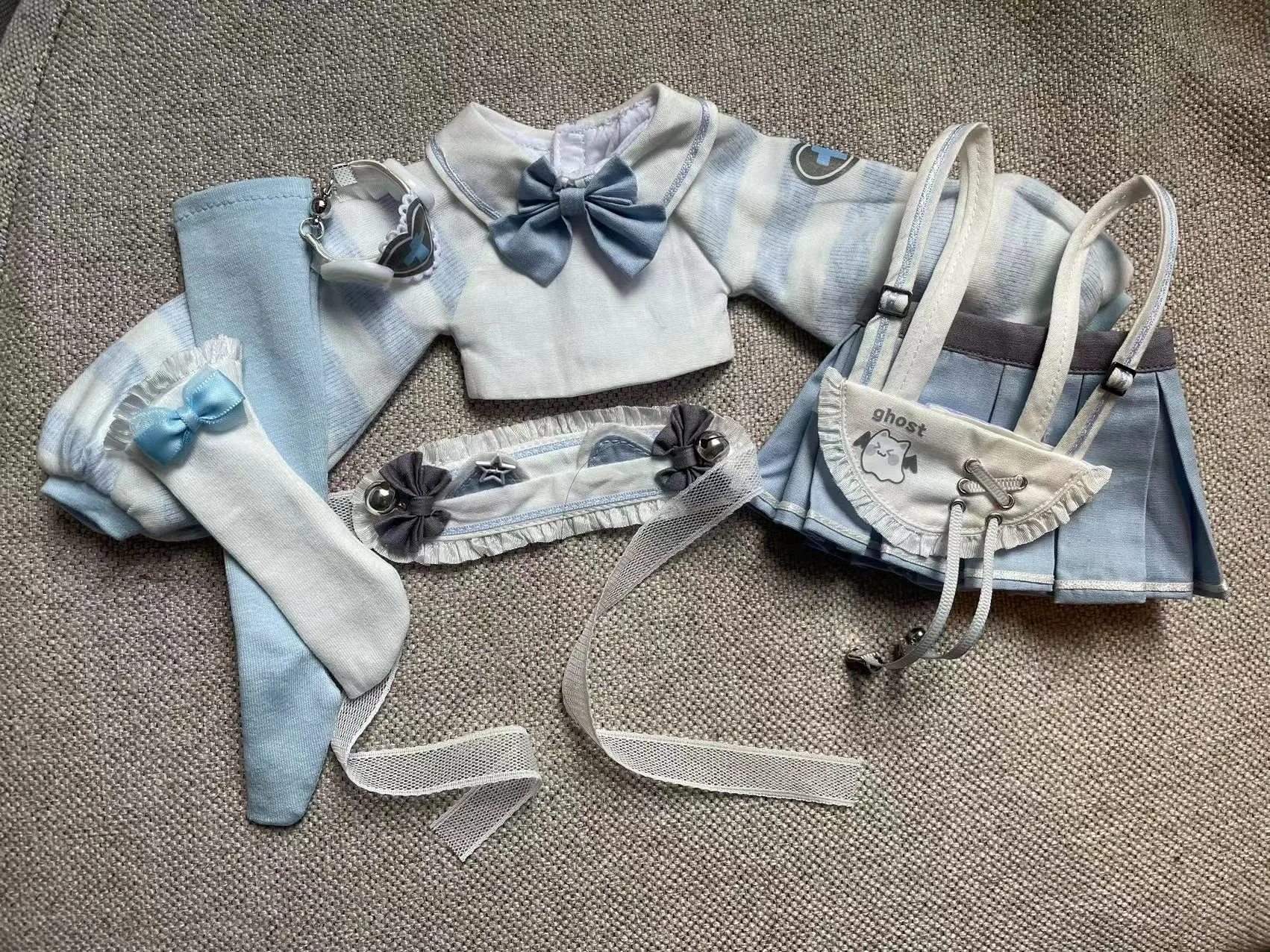 「Veg Pao」Aqua Minecat (MDD/MSD/Chubby l 1/4) BJD Outfit Only - Image 9