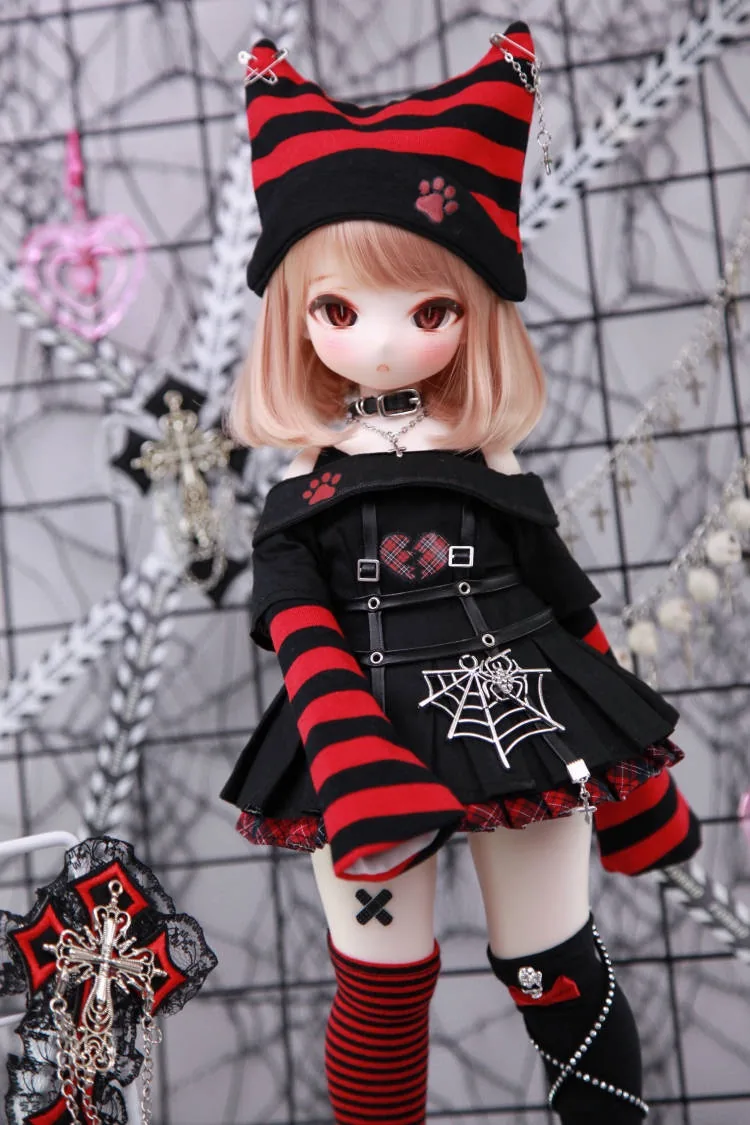 「Veg Pao」Cat (MDD/MSD/Chubby l 1/4) BJD Outfit Only - Image 8