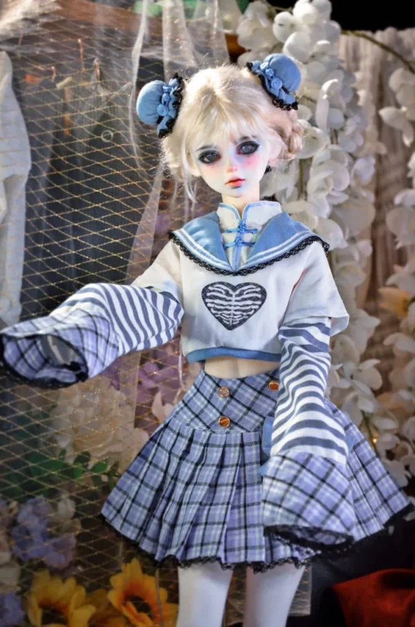 「Veg Pao」Chinese Style (MDD/MSD/Chubby l 1/4) BJD Outfit Only - Image 10